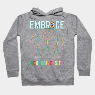 EMBRACE NEURODIVERSITY DOG LOVER Hoodie